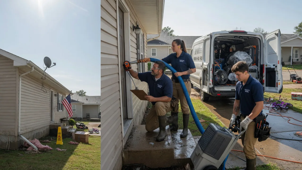 Ceiling Water Damage Restoration in Mcbrides, MI near me